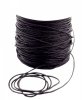 07 Sznurek jubilerski nylonowy czarny 0,8mm 2metry